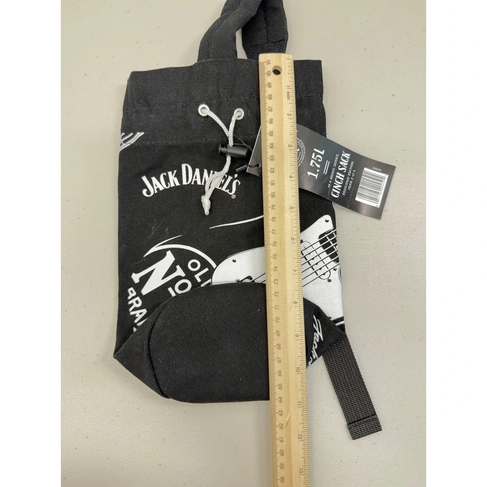 NWT Jack Daniels Music Series 1.75L Sack Bottle Bag Black Guitar 2020/2021 New